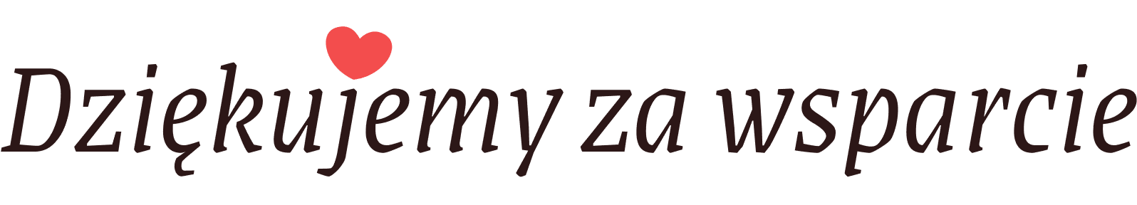 dziękujemy za wsparcie